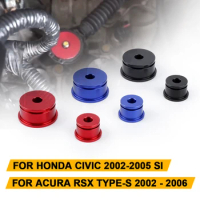 For Short Shifter Cable Bushings For Honda Civic 2002-2005 SI EP3 Acura RSX Type-S 2002 - 2006 Short Shifter Adapter Kit