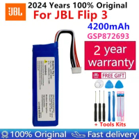 Top Original GSP872693 4200mAh Battery for JBL Flip 3 Flip3 GRAY Bluetooth Speaker Replacement Batteries Batteria Fast Shipping