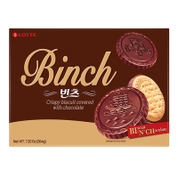 Lotte樂天 BINCH巧克力餅乾(204g)