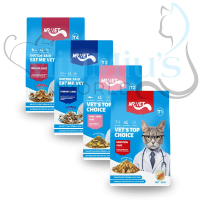 Mr.Vet Hạt Khô Cho Mèo Túi 1KG - T1 T2 T3 T4 G1 - Thức Ăn Cho Mèo Mọi Tuổi - Chăm Sóc Nội Thân & Tiê