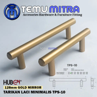 Besst Seller, Tarikan Laci Lemari Kabinet Kitchen set Minimalis, Handle Gold Code TPS-10 128mm HUBEN