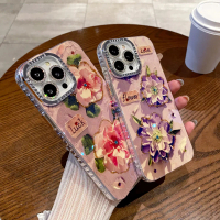 เคสโทรศัพท์ iPhone 11, การออกแบบดอกไม้วาดด้วยมือสไตล์ Ins, เข้ากันได้กับ iPhone 16 Pro Max, 15, 14,