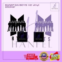 BTS LOGO STICKER V2 vinyl sticker ( Die-cut ) korean stickers