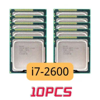 10pcs i7-2600 i7 2600 Core CPU Processor 8M Cache 3.40 GHz CPU LGA 1155 I7 2600
