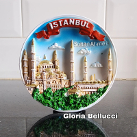 souvenir oleh oleh istanbul turkey tempelan kulkas magnet ahmet turki