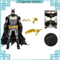 Original McFarlane Toys DC Multiverse Batman Figure Prestige Suit Arkham Knight Anime Action Figures Statue Figurine Figuras Toy