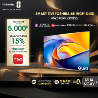 Smart Tivi Toshiba 65 Inch AI QLED 65Z570RP, 144Hz,  Giao Hàng Toàn Quốc, Bảo Hành 24 Tháng