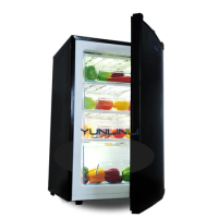 Household/Commercial Refrigerator Freezer Vertical-type Mini Freezer Low Noise Low Energy Consumption Fridge