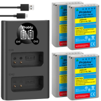 for Olympus BLN-1 BLN1 batteries + Dual LED USB charger OM-D E-M1 E-M5 Mark II PEN-F E-P5 EM1 EM5 PENF EP5