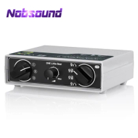 Nobsound Portable 3-way Microphone Headphone / Speaker Audio Switcher Box Analog Audio Jack Splitter for Headsets / Amplifier