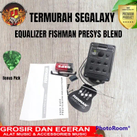 Equalizer Gitar Fishman Presys Blend bonus pick EQ Fishman Blend Pream gitar Pickup Fishman