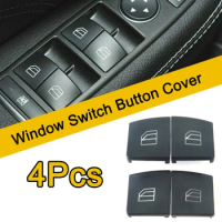 For Mercedes-Benz E-Class E200 A-Class B-Class W204 C-Class W212 W242 W246 W166 W176 W204 4Pcs Car Power Window Switch Cover Cap