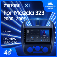 TEYES X1 For Mazda 323 BJ 2000 - 2003 Car Radio Multimedia Video Player Navigation GPS Android 10 No 2din 2 din DVD