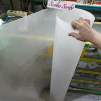 (/METER L.1.2MTR FIBER PAGAR) Plastik tebal 1.2MM penutup pagar