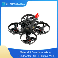 BETAFPV Meteor75 Brushless Whoop Quadcopter (1S HD Digital VTX) Walksnail/ HDZero FPV Racing RC Drone ELRS 2.4G