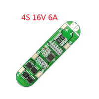 4S 6A 16V Li-ion 18650 BMS PCM Battery Protection Board BMS PCM for Li-ion Lipo Battery Cell Pack