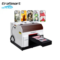 EraSmart Mini UV Printer A4 UV Printer UV Flatbed Printer for Phone Case Printing