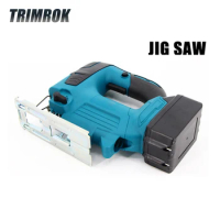 TRIMROK Electric Jig Saw Portable Cordless Jigsaw Woodworking Power Tool for Makita 18V Battery