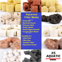 AQUARIUM Filter Media Lava Rock, Ceramic Filter Ring & Bio Ball For Aquarium Sump, Canister Filter, 