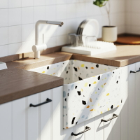 陶瓷廚房水槽進口單槽半嵌入式大號水池美式洗碗池一體洗手洗菜盆