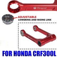 For Honda CRF300L CRF 300 L 300L CRF300 L 2021 2022 Motorcycle Accessories Rear Lowering Kit Lower Link Adjustable Rising Links