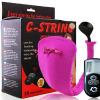 Female Magic Gift Wireless Remote Control Vibrating Panties C String Clit Vibrator Invisible Erotic Woman Briefs Sex Toy 1230