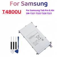 Replacement battery T4800U T4800E Samsung Galaxy Tab Pro 8.4 in SM-T321 T325 T320 T321 Tablet Spare Battery PC 4800mAh