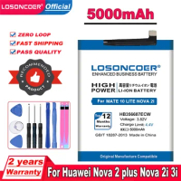5000mAh HB356687ECW For Huawei nova 2 Nova 2 plus 2i 2S 3i 4e Mate 10 Lite Honor 9I G10 7X SE BAC-AL00 P30 Lite Battery