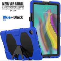 Hybrid Shockproof Armor Military Extreme Heavy Duty Rugged Case With Stand For Samsung Galaxy Tab S5e 10.5 inch 2019 T720 T725