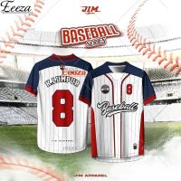 (Free Custom Name & Number) 2026 Baseball Jersey Baju Sport Tshirt Lelaki Lengan Pendek Full Sublima