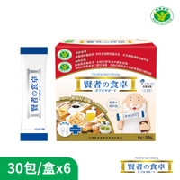 賢者之食桌 日本製 賢者之食桌 纖維粉末包6盒組(共180包) 原廠貨源 健康優購網