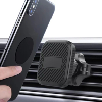 Magnetic Car Phone Holder Mount Cellphone Stand Bracket GPS Base Support Mobile Phones Up To 6.5 Inches Fit For Xiaomi IPhone
