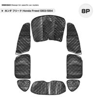 |Reservations required|Sunshade black mesh for Honda Freed GB3/GB4 5 layers structure outdoor all windows car model