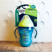 Tommee Tippee - Gelas Sedotan Anak - Trainer Straw Cup Green Fishy