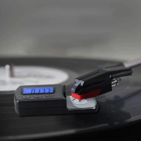 Beam Tinggi Tepat Skala Gaya Turntable Digital Mudah Alih Lampu Belakang Baki Gaya Turntable Digital