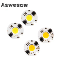 Aswesaw LED 3W 5W 7W 9W 10w 12w COB Chip Lamp 220V Smart IC No Need Driver LED Bulb for Flood Light Cold white Warm white