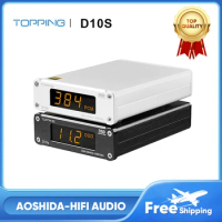 TOPPING D10s Digital USB DAC Hifi Spdif Amp Decoder ES9038Q2M 256DSD xmos xu208 HIFI Audio Amplifier Decoder