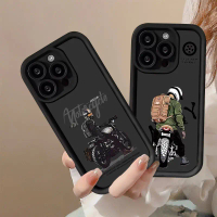 เคส สำหรับ Infinix Hot 40i Smart8/8Pro/HD SPARK20/SPARK20C การ์ตูนแบรนด์อินเทรนด์ Cool รถจักรยานยนต์