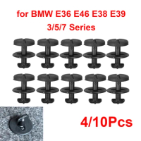 4/10Pcs Car Carpet Floor Mat Clip Fastener Clamps Fixers Twist Lock 82119410191 for BMW E36 E46 E38 E39 X3 X5 M3 M5 3 5 7 Series