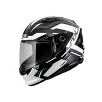 【SOL Helmets】SF-6全罩式安全帽 (超新星_黑/白) ｜ SOL安全帽官方商城