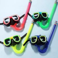 Snorkeling Mask Snorkel Cover Equipment Diving Mask Swimming Waterproof Glasses Anti-choking Large F