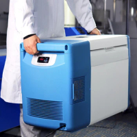 ZOIBKD Laboratory Refrigerator -86℃/20L Ultra-low Temperature Storage Box Ultra Congelador Portable Freezer DW-86W20
