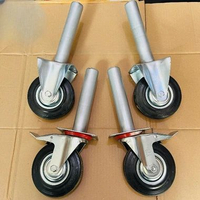 Roda scaffolding 5 inch steger / perancah / stagar / castor 1 set