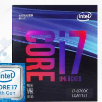 New Original Intel Core Processor Boxed CPU i7 8700K I7-8700K 3.70GHz LGA1151 14nm 6-Cores ship out within 1 day free shipping