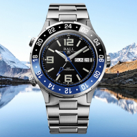 BALL波爾錶 限量 Roadmaster 天文台認證 陶瓷圈 鈦 潛水機械腕錶 DG3030B-S1CJ-BK