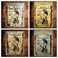 Promo Poster Lukisan Kayu Barbershop Barber Shop Pangkas Cukur Rambut