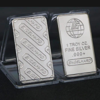 1 Oz Fine Silver Plated Bar Metal Crafts Quality Festival Art Ornament for Birthday Gifts