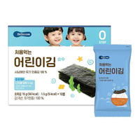 韓國 BEBECOOK 寶膳 嬰幼兒純粹海苔(一盒10入)