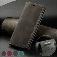 Samsung Galaxy A21s Case Leather Magnetic Card Bags Cover For Samsung Galaxy A30s A50s Phone Case Luxury Wallet Flip Cover