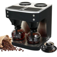 Commercial Coffee Maker Commercial Coffee Machine, 24-Cup Coffee Maker, Automatic Pour Over Brewer with 4 Warmer Pads